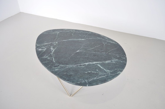 Image 1 of Table basse en marbre vert