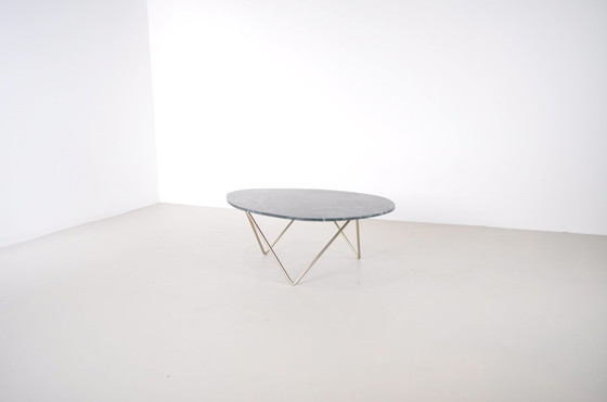 Image 1 of Table basse en marbre vert