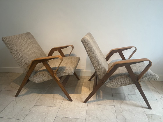 Image 1 of 2x Tatra Nabytok Pravenec No. 24-23 Armchairs