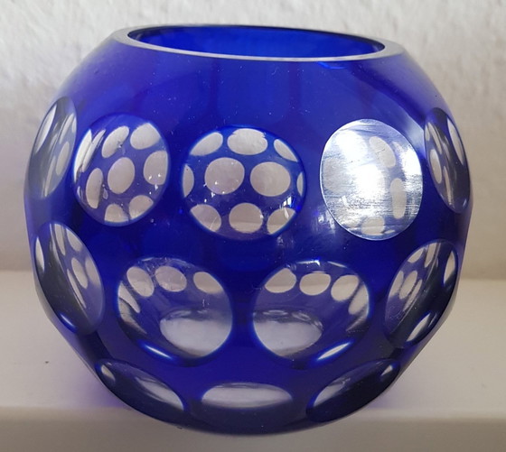 Image 1 of Crystal Globe Vase From Wmf, 1930S