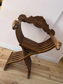 Vintage Curule Seat