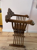 Vintage Curule Seat
