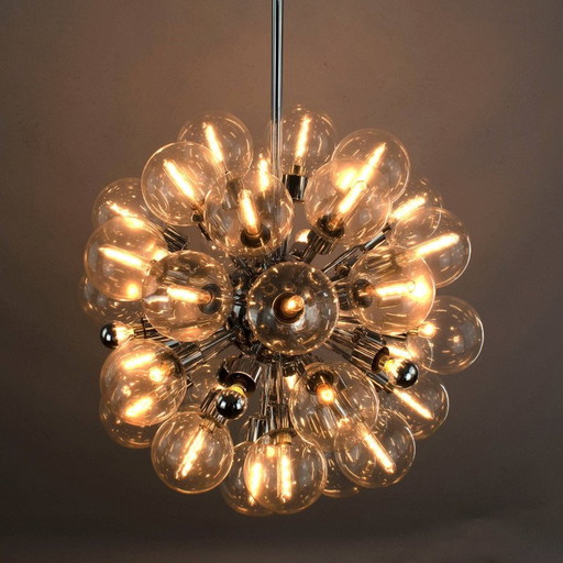 Vintage Sputnik chandelier by Motor Ishii for Staff, Germany 1970s