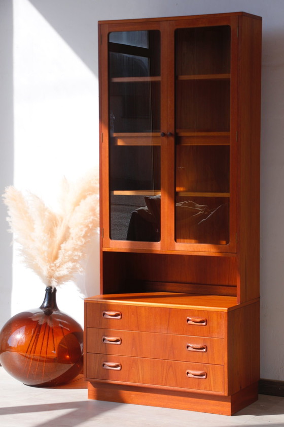Image 1 of Vintage Bookcase With Lighting - E. Gomme - G Plan