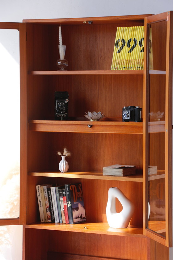 Image 1 of Vintage Bookcase With Lighting - E. Gomme - G Plan