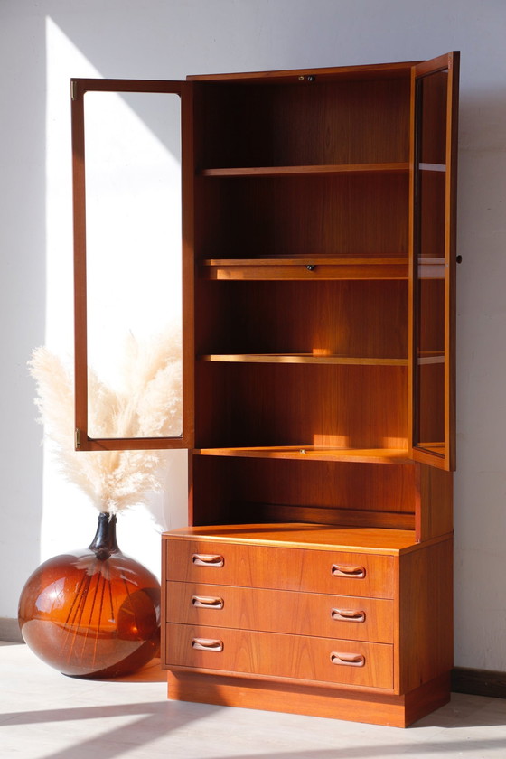 Image 1 of Vintage Bookcase With Lighting - E. Gomme - G Plan