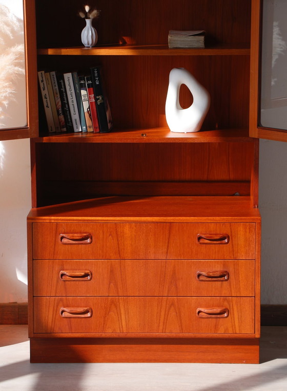 Image 1 of Vintage Bookcase With Lighting - E. Gomme - G Plan
