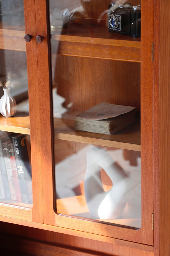 Image 1 of Vintage Bookcase With Lighting - E. Gomme - G Plan