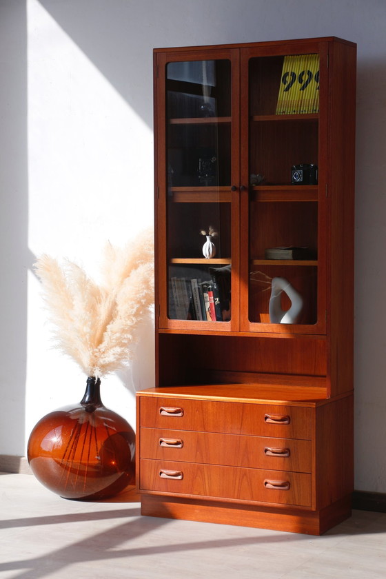 Image 1 of Vintage Bookcase With Lighting - E. Gomme - G Plan