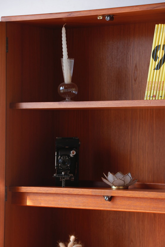 Image 1 of Vintage Bookcase With Lighting - E. Gomme - G Plan