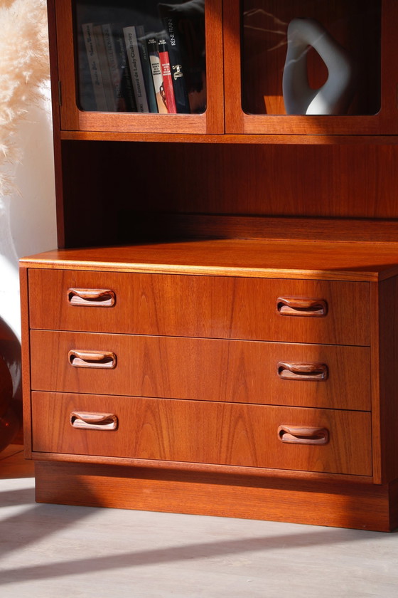 Image 1 of Vintage Bookcase With Lighting - E. Gomme - G Plan