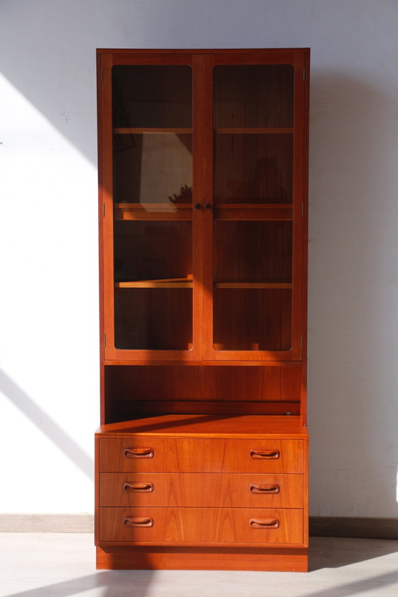 Image 1 of Vintage Bookcase With Lighting - E. Gomme - G Plan