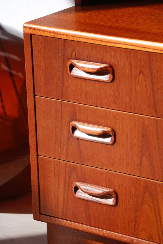 Image 1 of Vintage Bookcase With Lighting - E. Gomme - G Plan