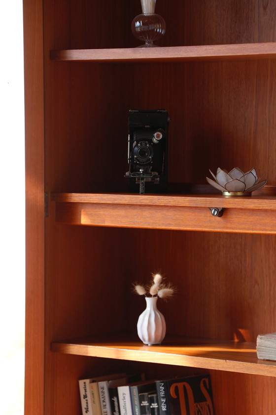 Image 1 of Vintage Bookcase With Lighting - E. Gomme - G Plan