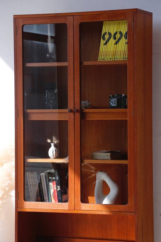Image 1 of Vintage Bookcase With Lighting - E. Gomme - G Plan
