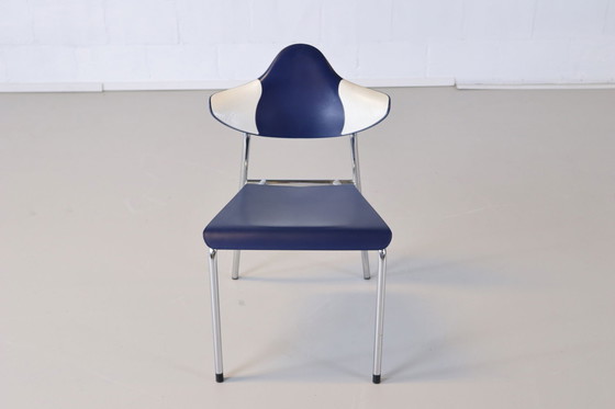 Image 1 of 2x Drabert Parlando chair blue