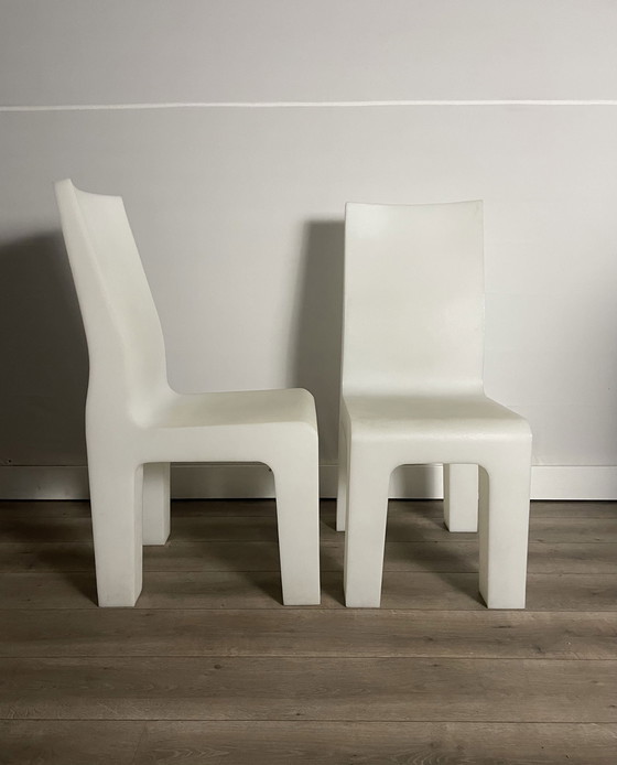 Image 1 of 2x Van Gispen Richard Hutten dining chair.