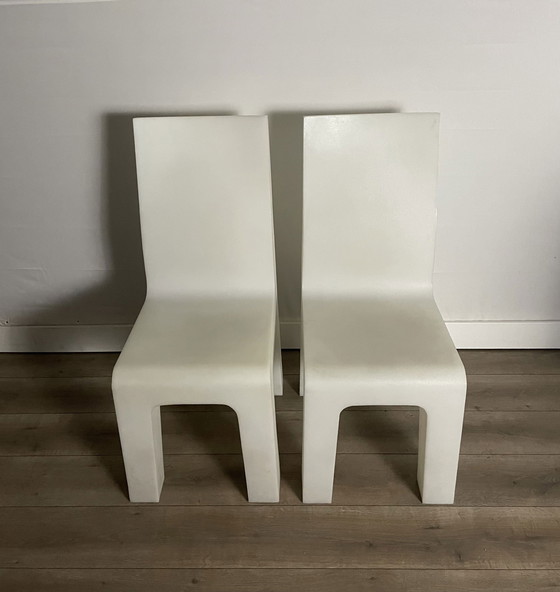 Image 1 of 2x Van Gispen Richard Hutten dining chair.