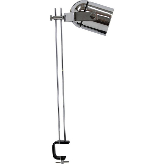 Image 1 of Vintage Stanislav Indra chrome plated table lamp, Czechoslovakia 1970s
