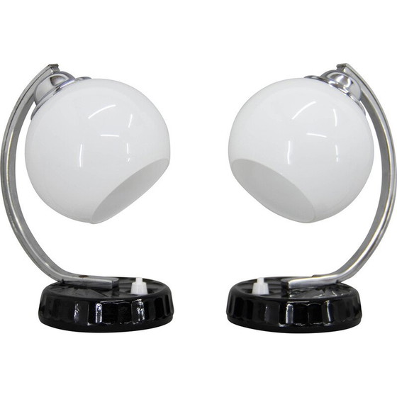 Image 1 of Coppia di lampade da tavolo vintage Art Déco, anni '30