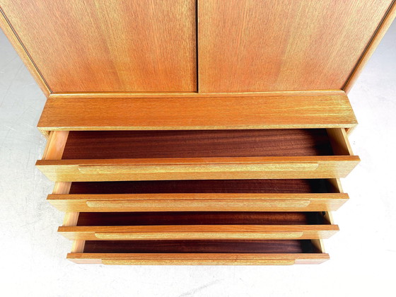 Image 1 of Mid - Century Wk furniture teak shelf cabinet bookcase vintage