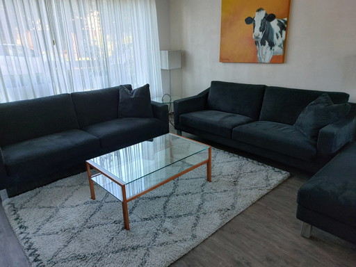 Leolux Antonia 2 Sofas and a footstool