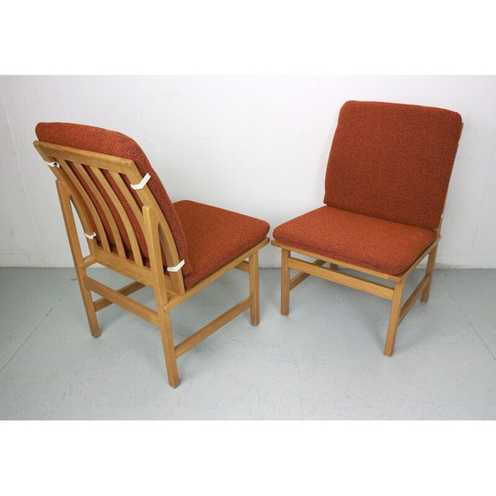 Image 1 of Set of 4 vintage side chairs model 3232 by Børge Mogensen for Frederica Stolefabrik, 1968