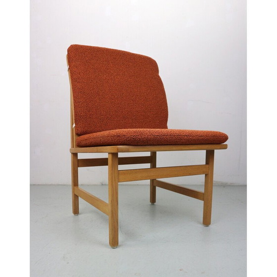 Image 1 of Set of 4 vintage side chairs model 3232 by Børge Mogensen for Frederica Stolefabrik, 1968