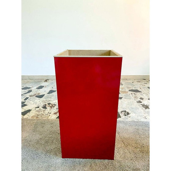 Image 1 of Vintage wrought iron and brass umbrella stand, Italy 1970s