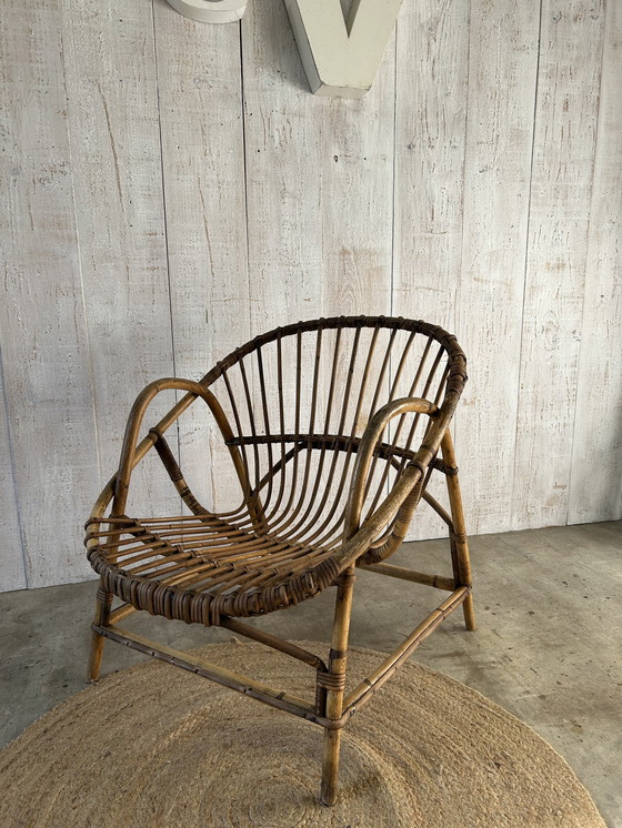 Image 1 of Rattan Armchair 1970