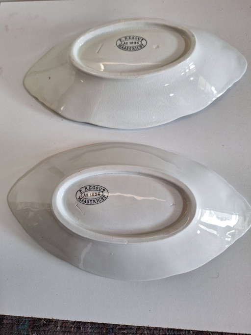 2 Porcelain Bowls F. Regout