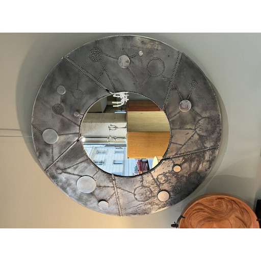 Vintage mirror by Bianca Garinei for Banci, Italy 1970