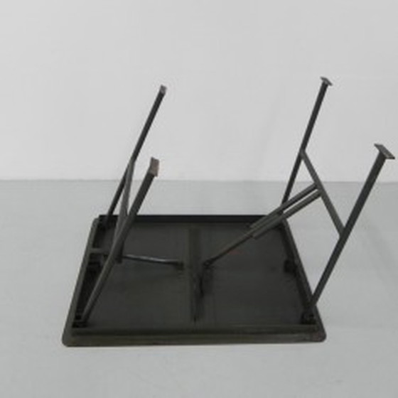 Image 1 of Industrial Steel Folding Table - 1950s