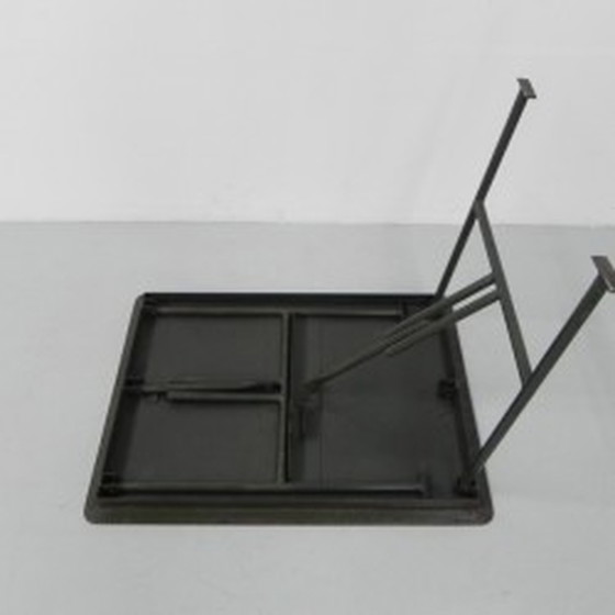 Image 1 of Industrial Steel Folding Table - 1950s