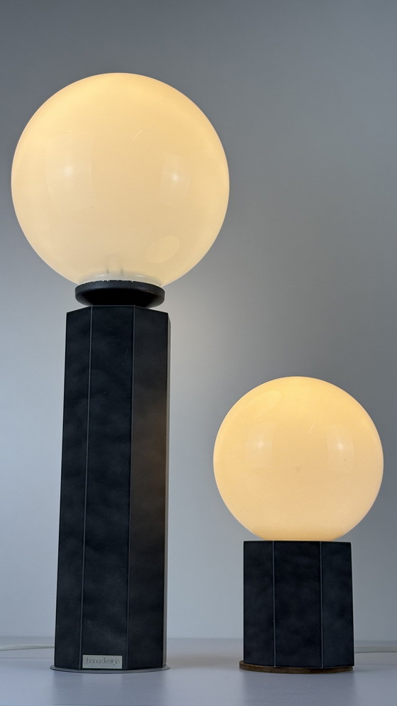 Image 1 of Vintage Bony Design Ball Lamps Space Age