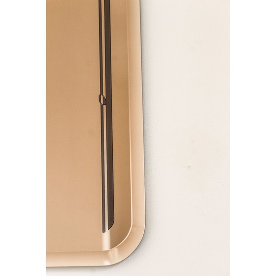 Image 1 of Vintage mirror in smoked glass, Italy 1950