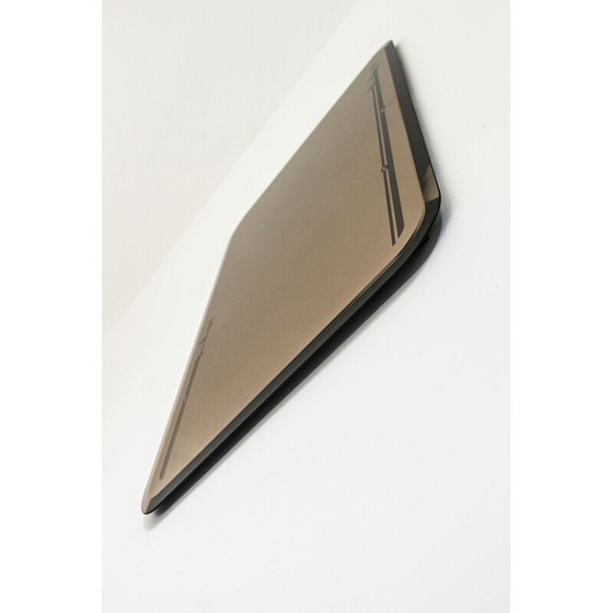 Image 1 of Vintage mirror in smoked glass, Italy 1950