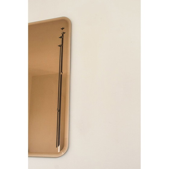 Image 1 of Vintage mirror in smoked glass, Italy 1950