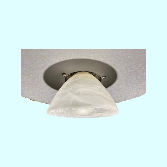 Image 1 of Lampada a sospensione vintage in metallo/vetro