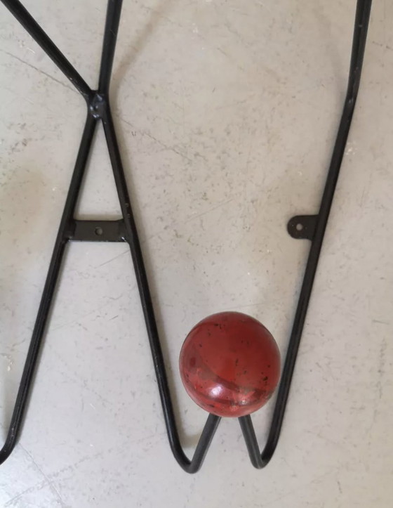 Image 1 of Black metal coat stand Roger Feraud, France 1960 - 1970