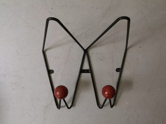 Image 1 of Black metal coat stand Roger Feraud, France 1960 - 1970