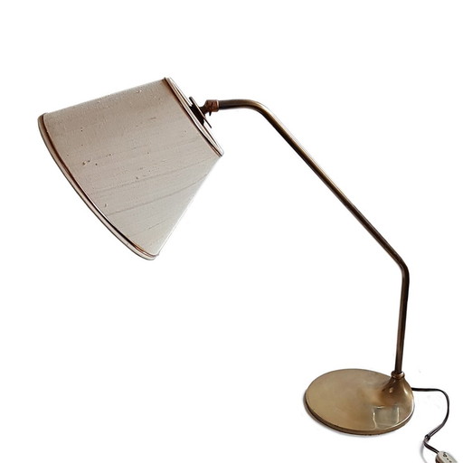 Lampe de table Mid Century en laiton