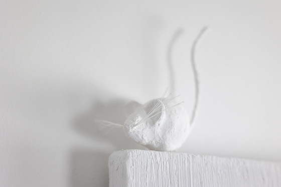 Image 1 of Plaster Mirror. Small series artist's work.