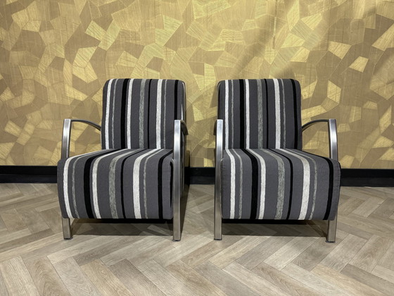 Image 1 of 2X Hermoso sillón con estructura tubular / sillón,