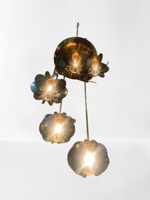 50s chandelier with five spheres