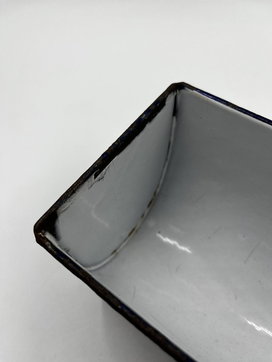 Image 1 of Enameled Metal Planter