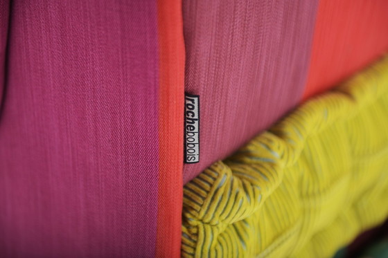 Image 1 of Mah Jong Sofa In ‘Kenzo Takada’ Fabric By Hans Hopfer For Roche Bobois France