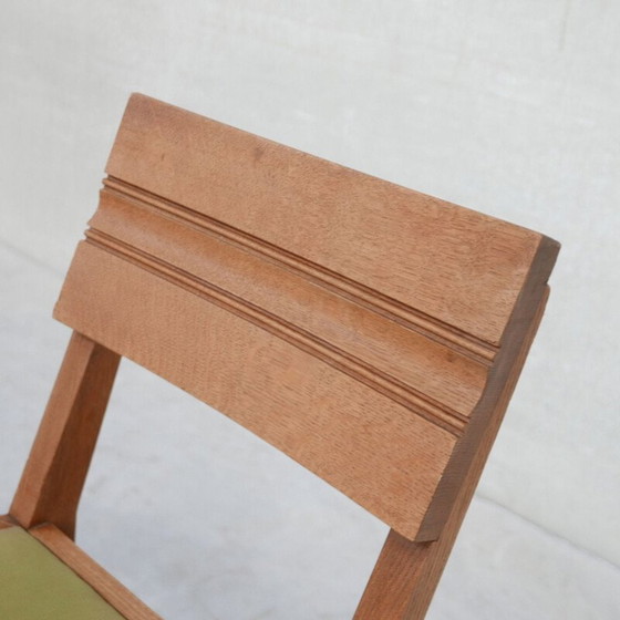Image 1 of Set of 6 vintage Art Deco dining chairs in the style of Charles Dudouyt, France 1940s
