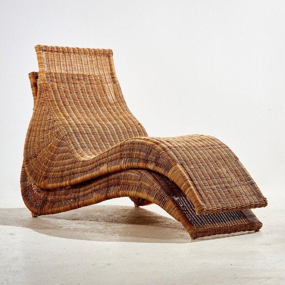 Image 1 of Vintage "Karlskrona" wicker and bamboo chairs by Karl Malmvell for Ikéa, 1998