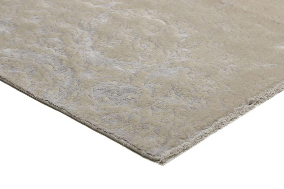 Image 1 of Alfombra moderna de diseño de viscosa con brillo de seda, obra de arte, 388 x 309 cm